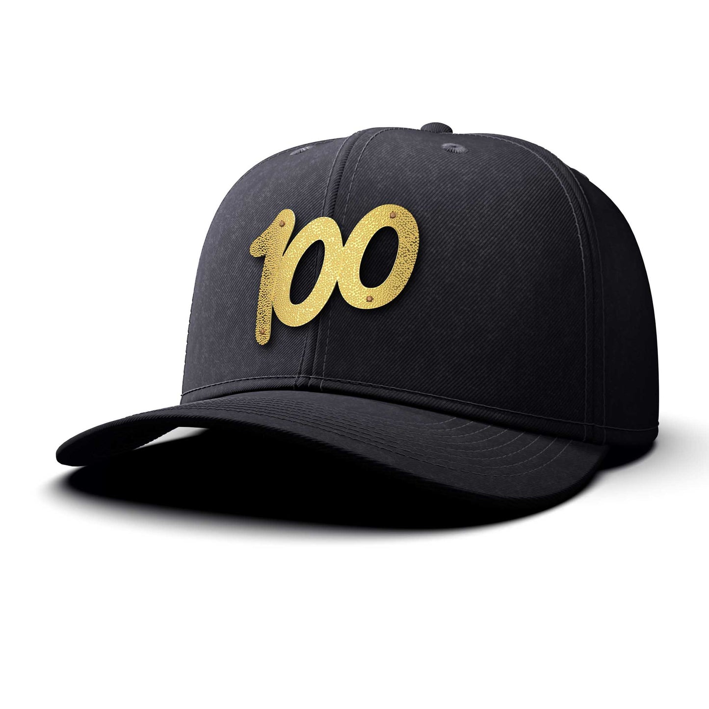 100 - Single Gold Charm BIG, curved