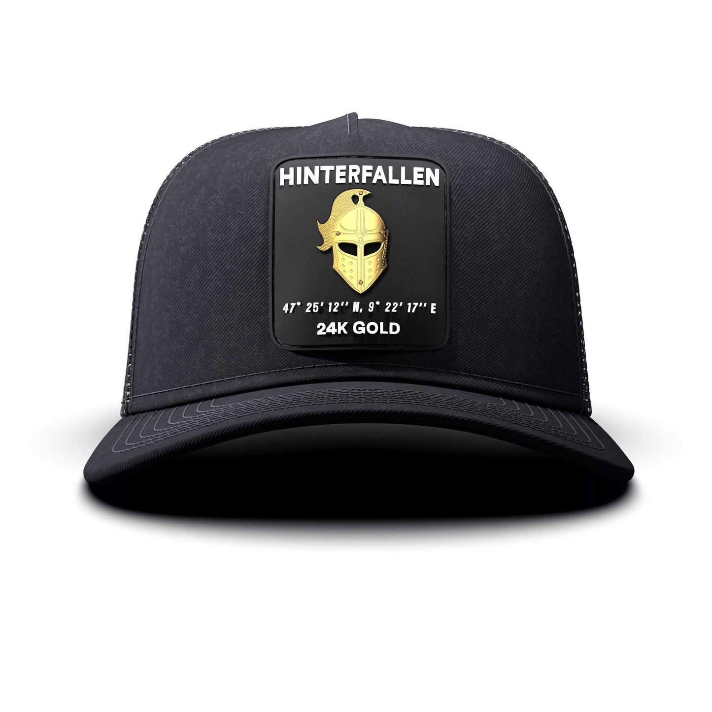 Knight Helmet - Hinterfallen Patch, Trucker Cap, curved