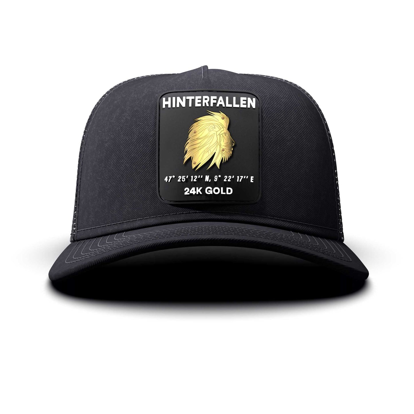 Lion - Hinterfallen Patch, Trucker Cap, curved