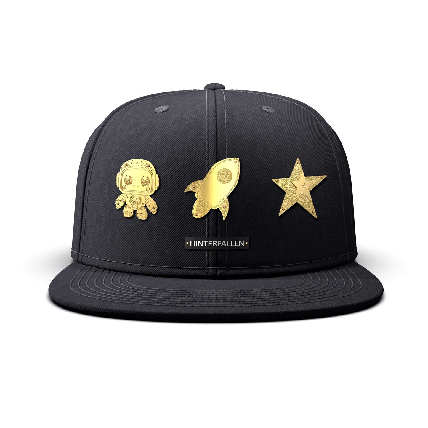 Chasing Stars - Triple Gold Charm, flat