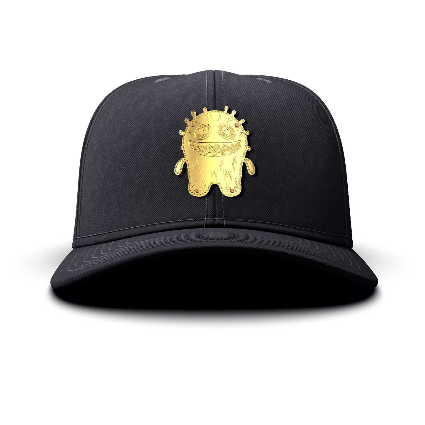 Little Monster - Single Gold Charm BIG, curved