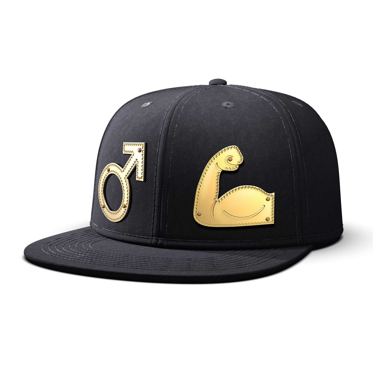 Man Time - Double Gold Charm SUPER BIG