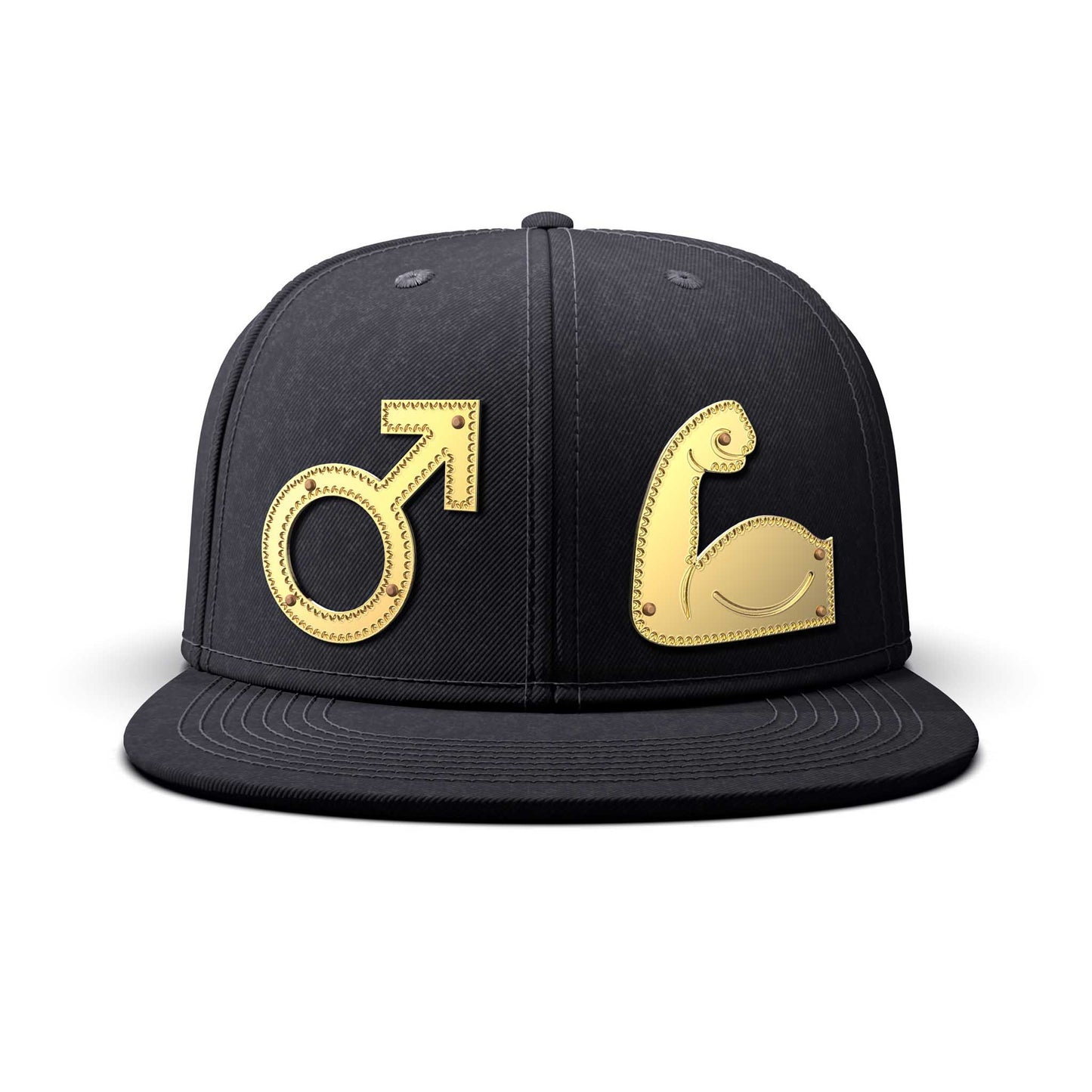 Man Time - Double Gold Charm SUPER BIG