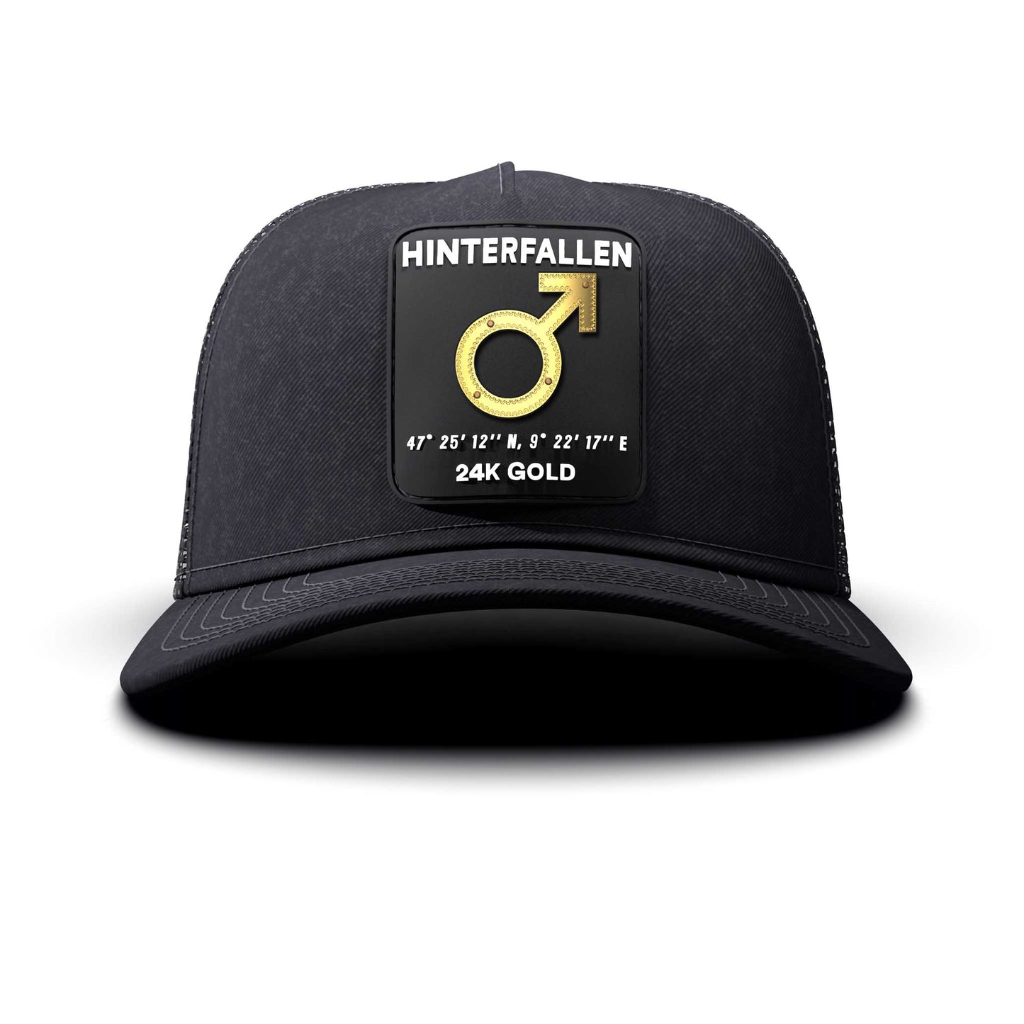 Male Sign - Hinterfallen Patch, Trucker Cap, curved
