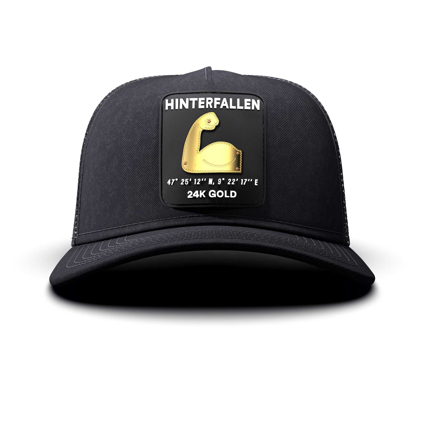 Muscle Arm - Hinterfallen Patch, Trucker Cap, curved