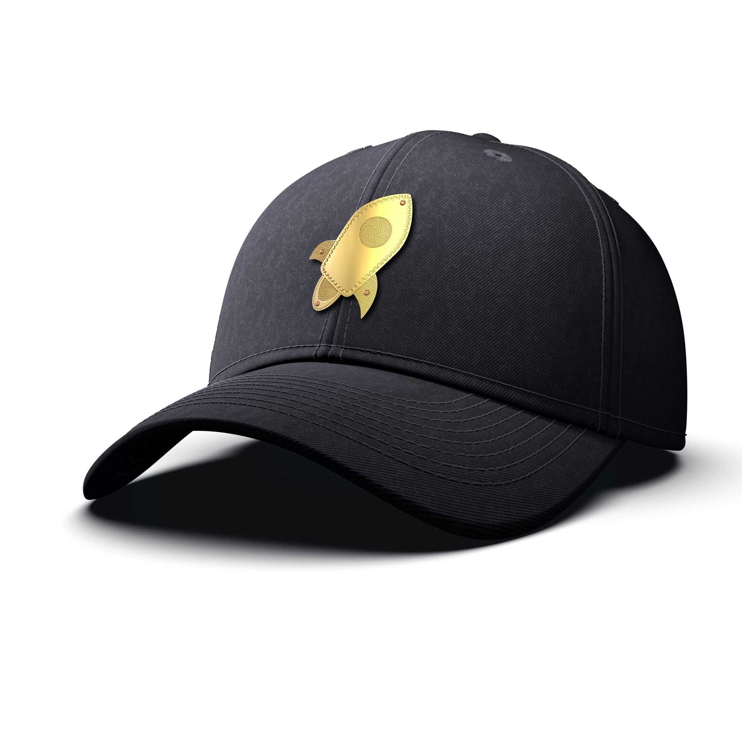 Rocket - Women's, Single Gold Charm, curved