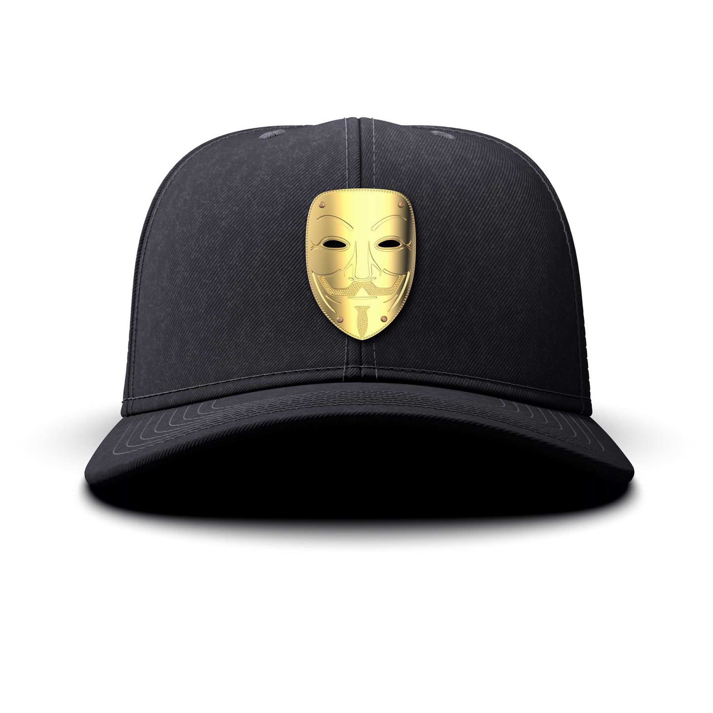 The Anonymous - Single Gold Charm BIG, curved