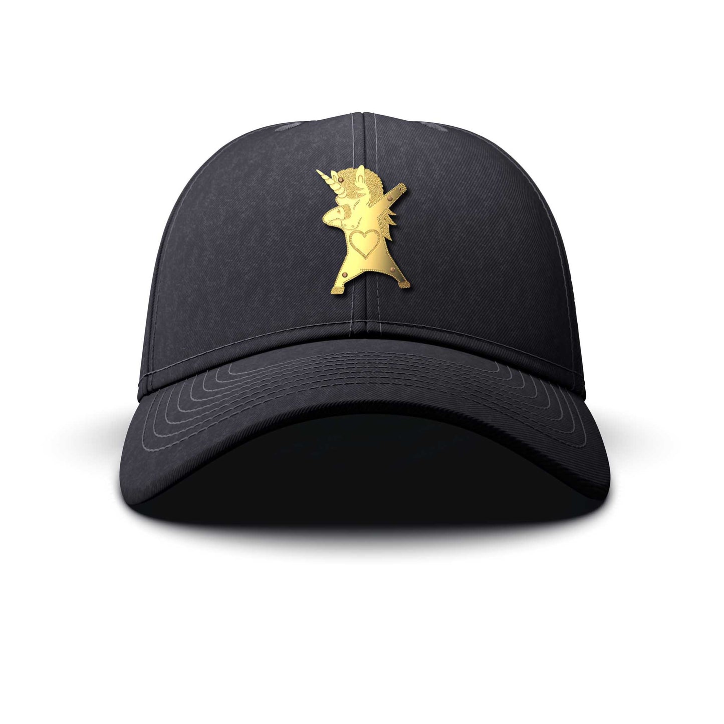 Unicorn - Women's, Single Gold Charm, curved