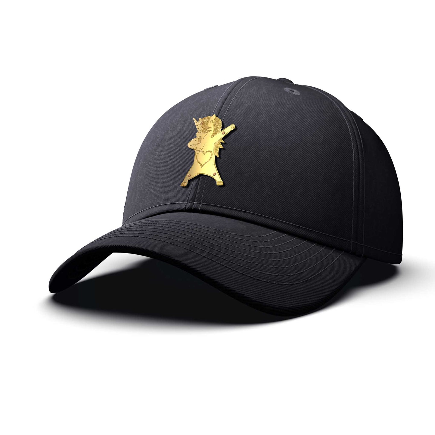 Unicorn - Women's, Single Gold Charm, curved