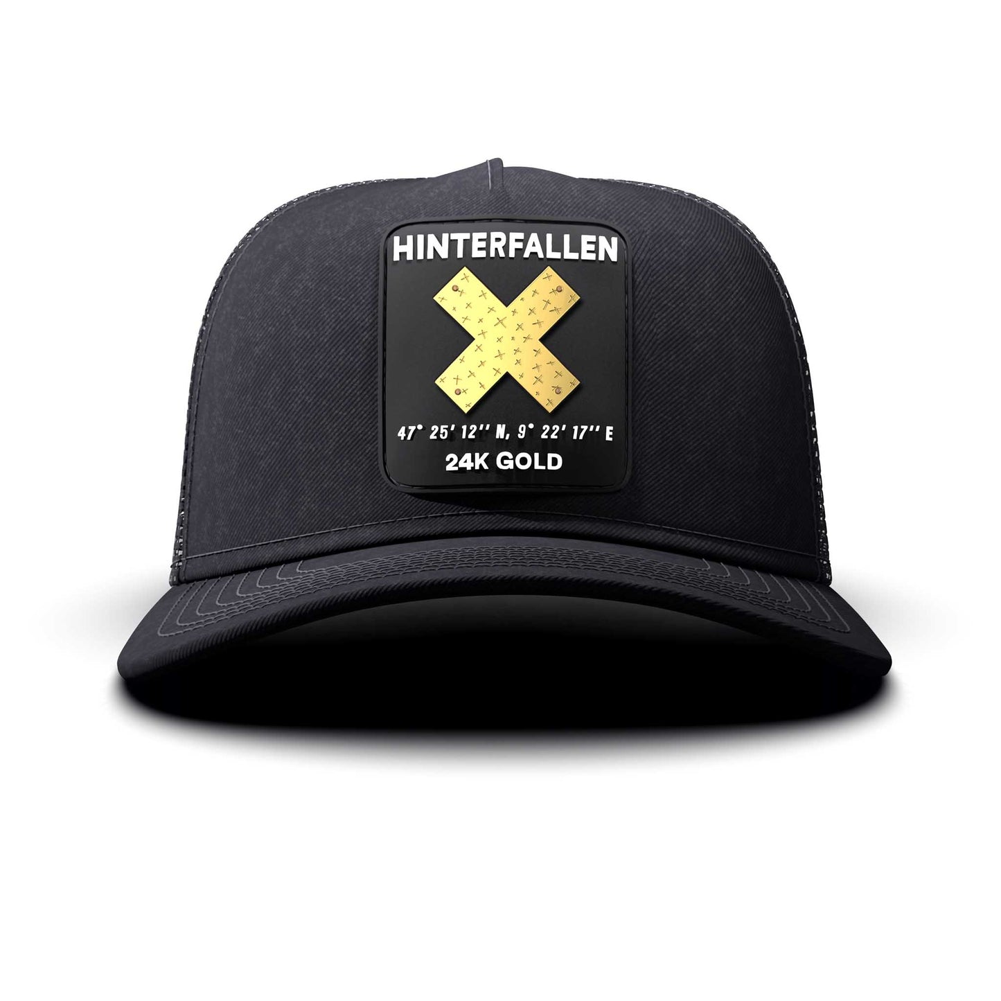 X - Hinterfallen Patch, Trucker Cap, curved
