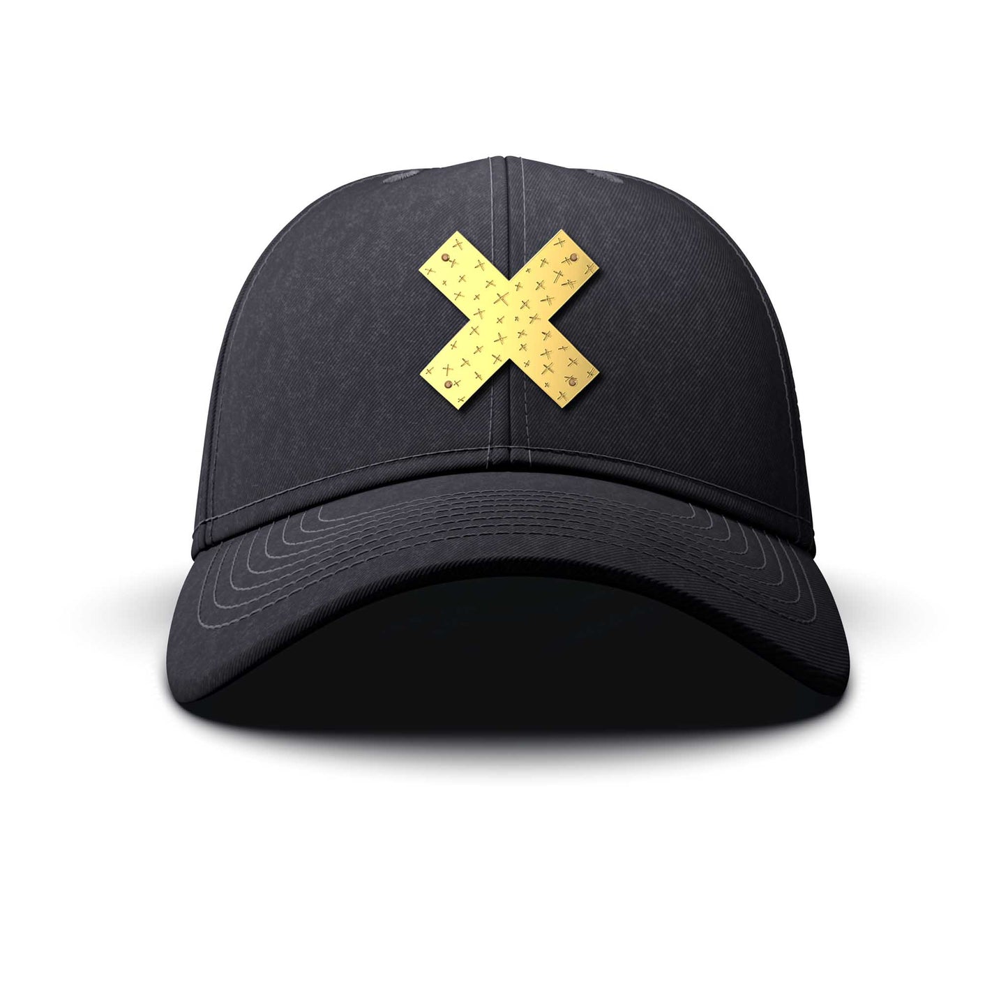 X - Women's, Single Gold Charm, curved