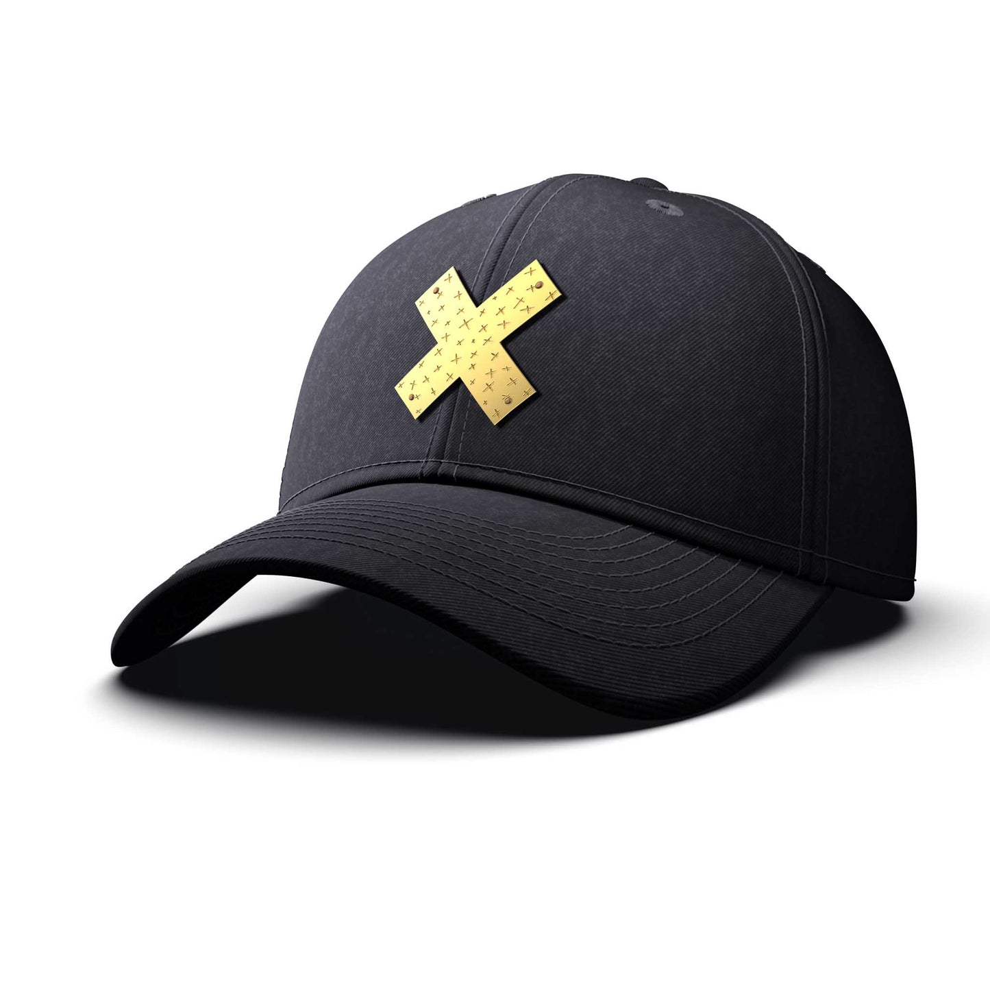 X - Women's, Single Gold Charm, curved