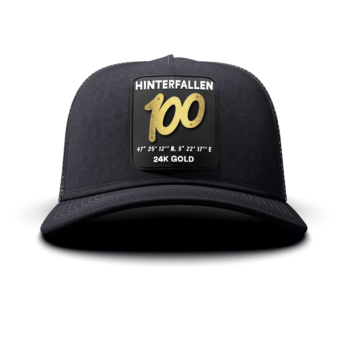 100 - Hinterfallen Patch, Trucker Cap, curved