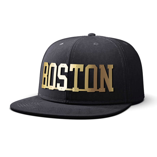 Boston -  BIG Gold Letters