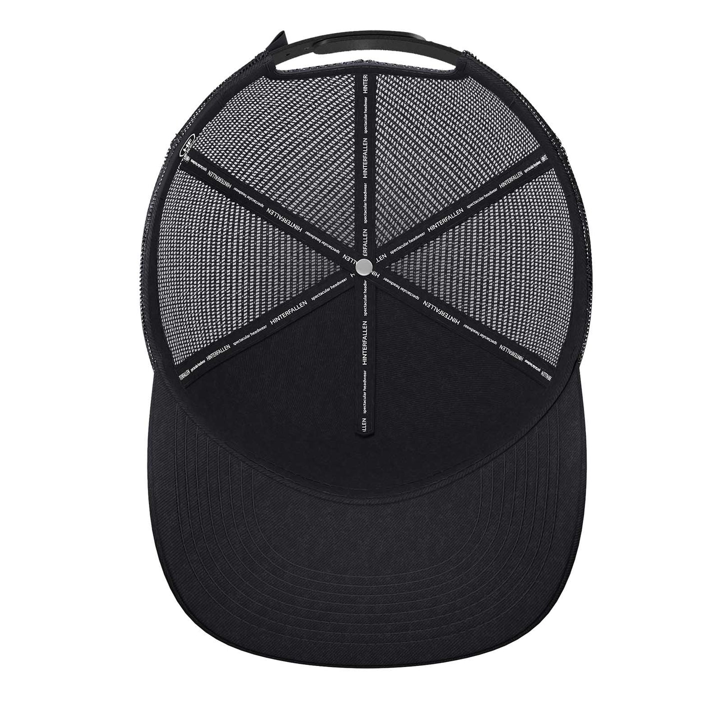 Los Angeles, CA - Black Patch, Trucker Cap, curved