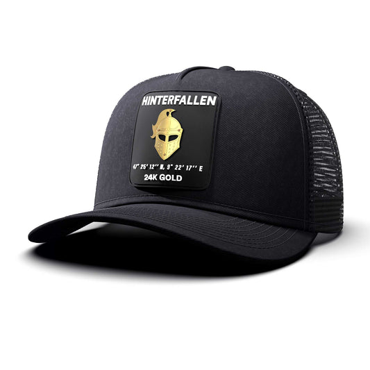 Knight Helmet - Hinterfallen Patch, Trucker Cap, curved