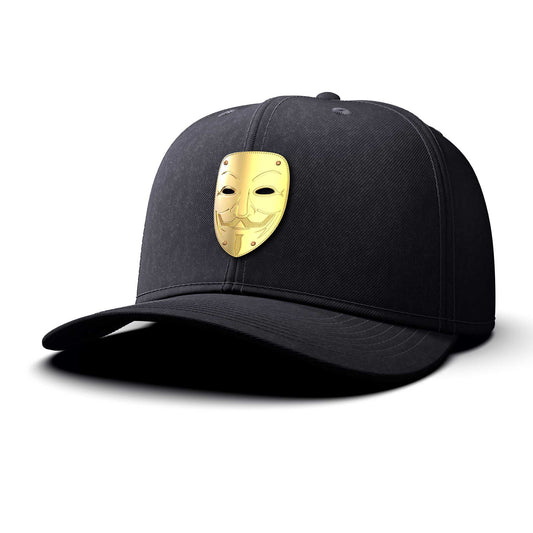 The Anonymous - Single Gold Charm BIG, curved