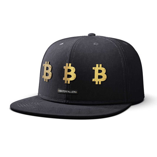 Bitcoin Triple Gold - Triple Gold Charm, flat
